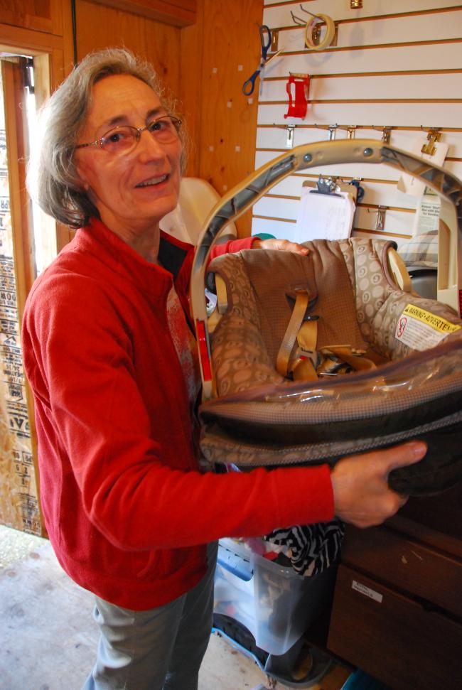 Westside Baby and Waste Management team up to promote car seat